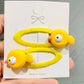 19 Styles 2Pcs Cute Animal Bird Frog Elephant Children Rubber Bands Scrunchies