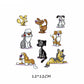 46 Styles Iron on Cute Animal Patches Set for Kids Clothing DIY T-shirt Applique