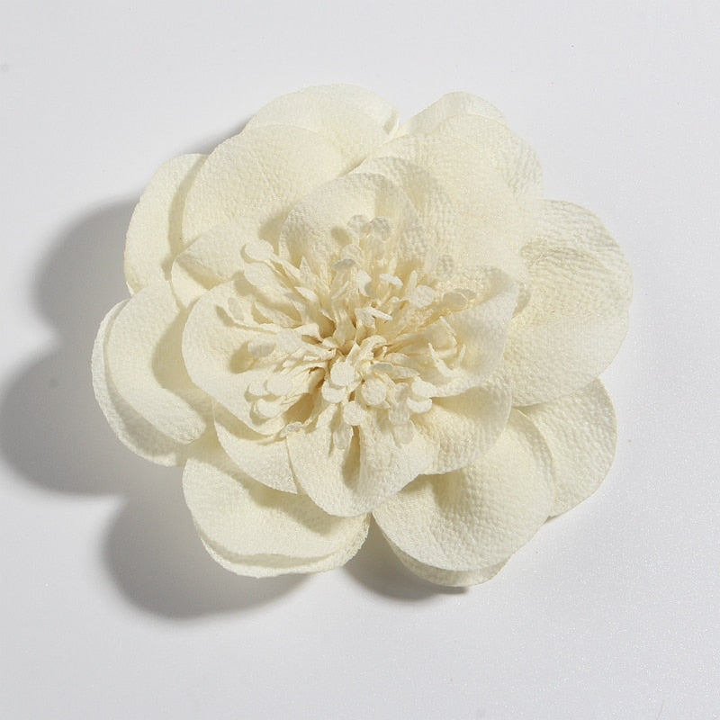 15 Styles 1PC 10CM 3.8" Big Chiffon Flowers Hair Clips Hairpins Handmade