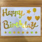 40 Styles Happy Birthday Party Stickers for Big Clear Transparent Balloon Bobo