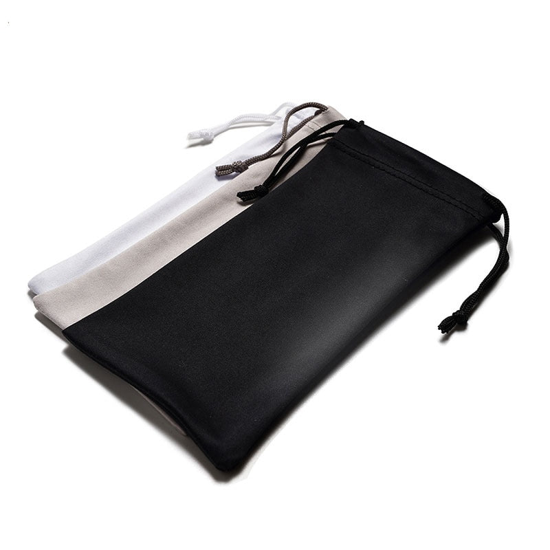 Soft Cloth Glasses bag sunglasses case Dustproof eyeglasses pouch Eyewear