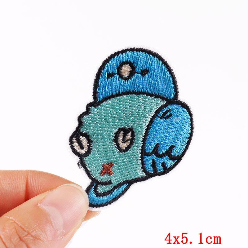 Blue Funny Bird Cartoon Patches Clothing Sticker Patch Decal Embroidery Badges