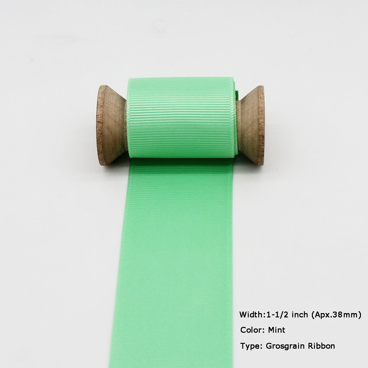 5 Meter Lot Grosgrain Ribbon Satin Ribbon Green Olive Moss Mint Sage