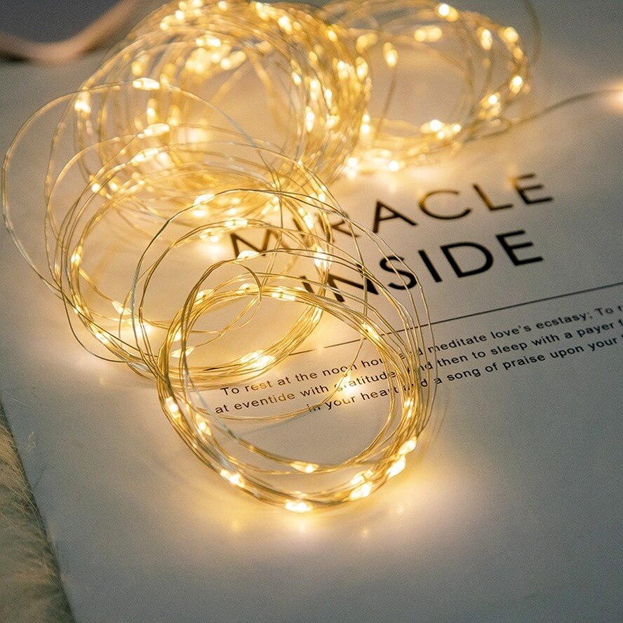 Fairy Light New Year LED Christmas Light Waterproof Copper Wire String Light for