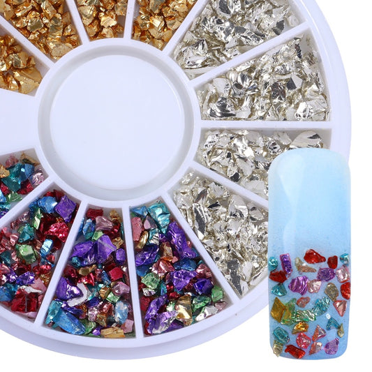 Colorful Irregular Stone Nail Art Decoration Accessories Nails Jewelry Manicure