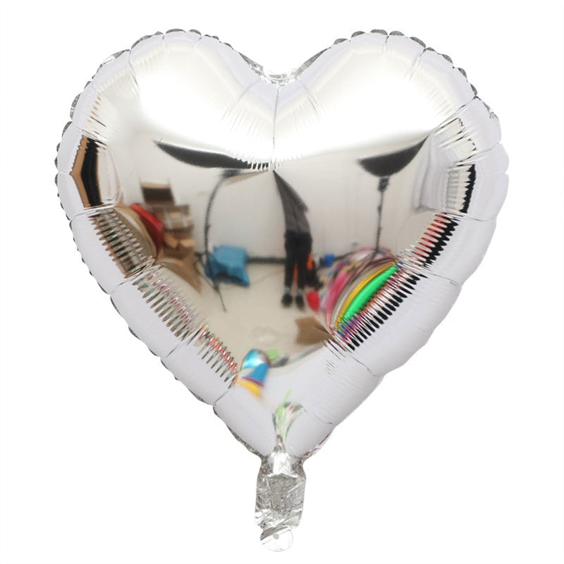 46 Styles 18inch 1pcs Heart Round Shape Foil Balloon Helium Baloon Wedding