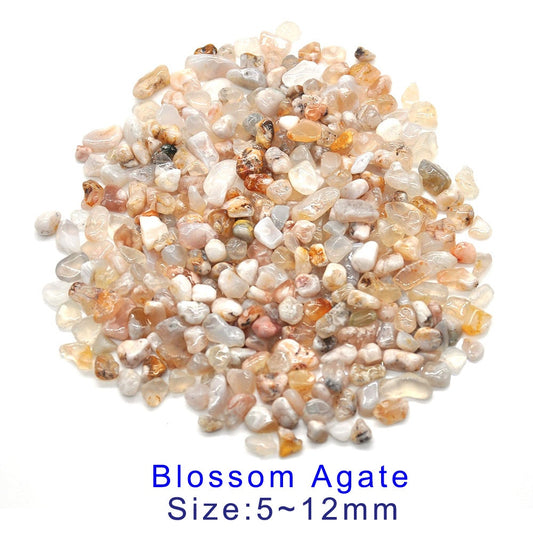 Blossom Agate Natural Stones Gravel Chip Rock Minerals Aquarium Decoration