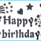 40 Styles Happy Birthday Party Stickers for Big Clear Transparent Balloon Bobo