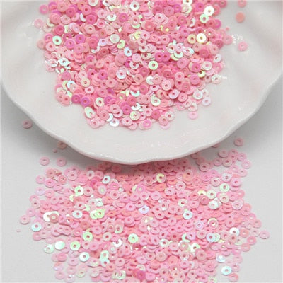 5mm Sequin Flat Round Loose Sequins Crafts Paillette Sewing Clothes Decoration