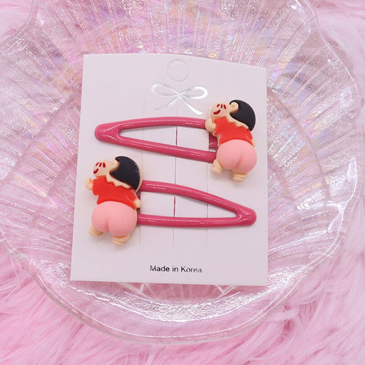 2Pcs/Set Kawaii Cartoon Hair Accessories Fashion Animal Duck Resin Baby Headband