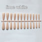 24pcs Mix Colors Smooth Super Long Coffin False Nail Ballet Press on Nails Tips