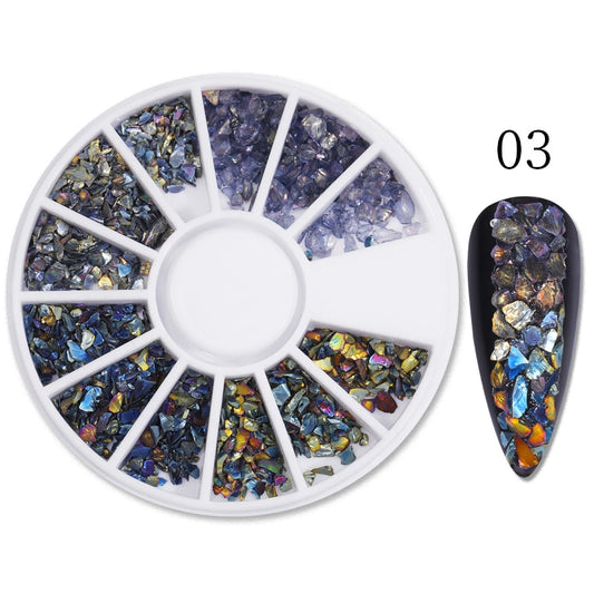 Dark Colorful Decor Nail Art Decoration Accessories Nails Jewelry Manicure