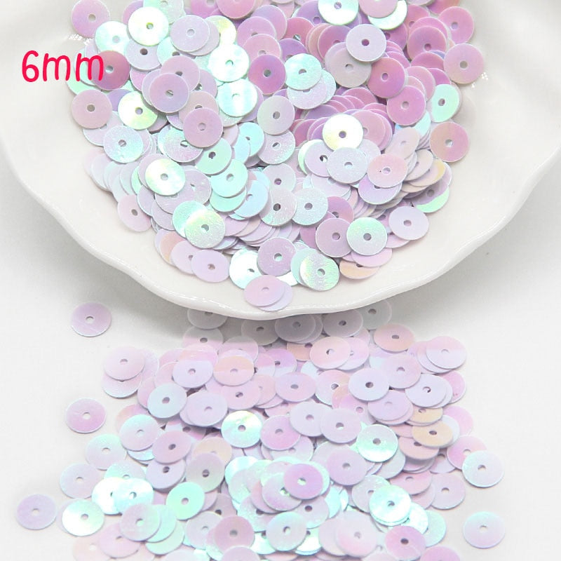 5mm Sequin Flat Round Loose Sequins Crafts Paillette Sewing Clothes Decoration