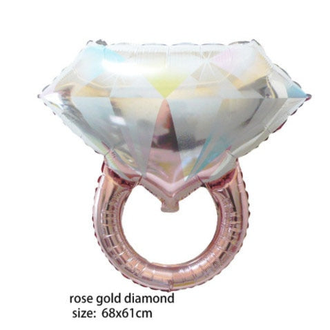 Diamond Engagement Ring Balloon Valentines Day Inflatable Balloon Birthday