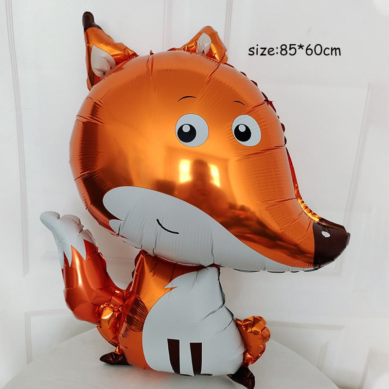 59 Styles Jungle Deer Bear Foil Balloons 40inch Caramel Brown Number Balls Baby