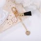 4 Styles Flower Tassel Keychain Earphone Sleeve Ornaments Sweet Keyrings Cute