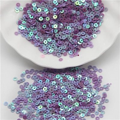 5mm Sequin Flat Round Loose Sequins Crafts Paillette Sewing Clothes Decoration