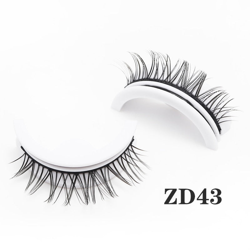 Self Adhesive Eyelashes Natural Lashes Reusable Eyelashes Supplies Eyelashes