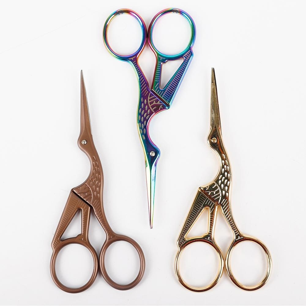 15 Styles 1Pcs Colorful Stainless Steel Antique Scissors Classic Craft Knitting