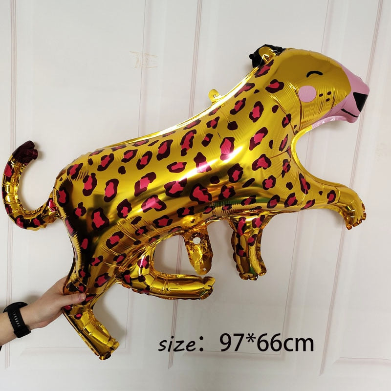 59 Styles Jungle Deer Bear Foil Balloons 40inch Caramel Brown Number Balls Baby