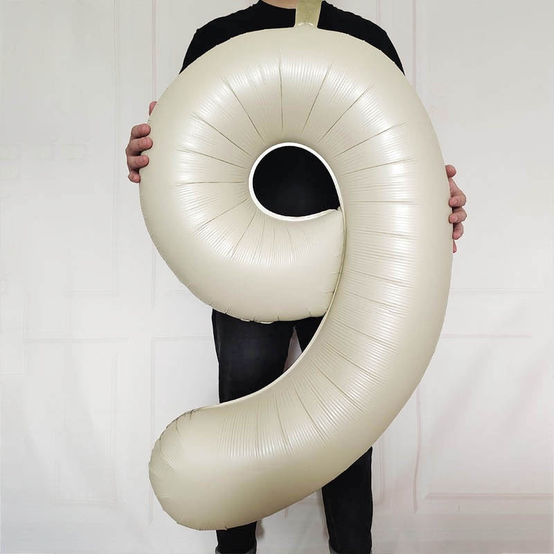 59 Styles Jungle Deer Bear Foil Balloons 40inch Caramel Brown Number Balls Baby