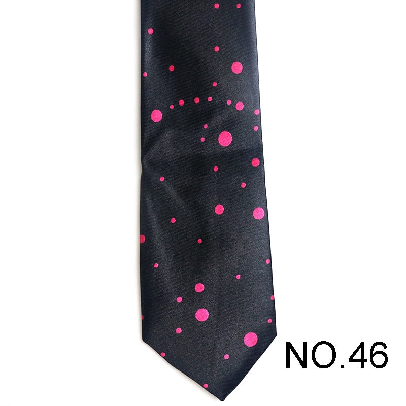 50 Styles Novelty Mens 5cm Polyester Tie Skinny Musical Neckties Piano Notes