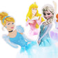 21 Styles Cartoon Princess Cake Decoration Frozen Cake Cupcake Toppers Cake Flag