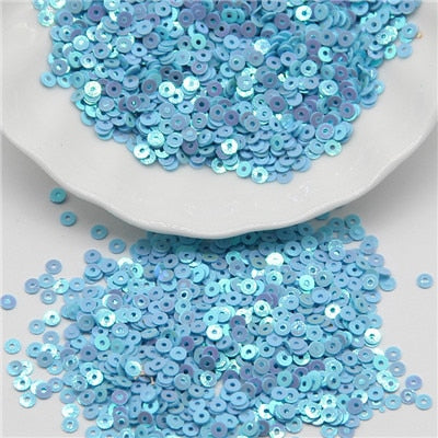 5mm Sequin Flat Round Loose Sequins Crafts Paillette Sewing Clothes Decoration