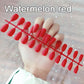 24pcs Colorful Frosted Matte Strips False Nail Ballet Press on Nails Tips for