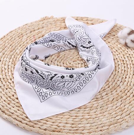 Hip Hop Black and White Bandana Men Women Headbands Wraps Scarves Hair Band