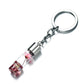 8 Colors Flower Bottle Keychain Dried Flower Plants Key Chains Wishing Bottle