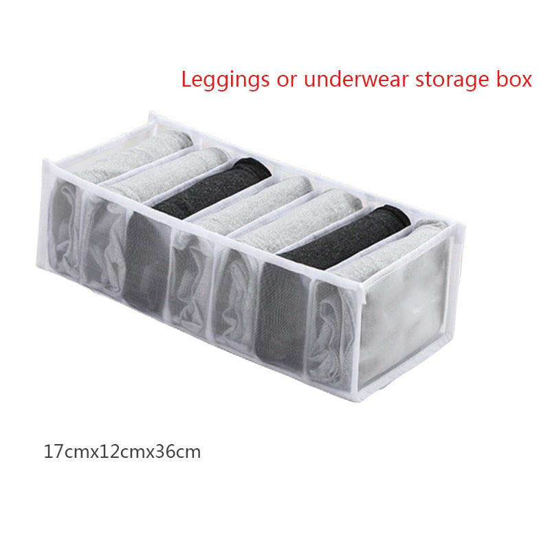 22 Styles Closet Organizer For Underwear Socks Home Cabinet Divider Storage Box