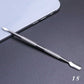 1pcs Double-ended Cuticles Nails Pusher Dead Skin Remover Pedicure Stainless