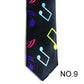 50 Styles Novelty Mens 5cm Polyester Tie Skinny Musical Neckties Piano Notes