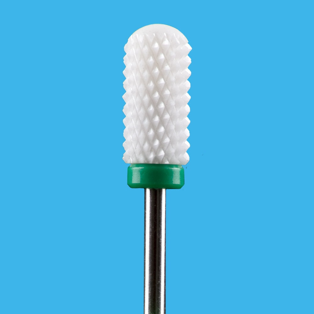 Ceramic Milling Cutter For Manicure Nail Drill Bits Feecy Electric Nail File