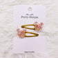 2Pcs/Set Children's Fashion Stars Love Transparent Colorful Hairpin New Girls