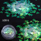 11 Styles Holographic Butterfly Star Round Heart Flake Mirror Sequins Nail