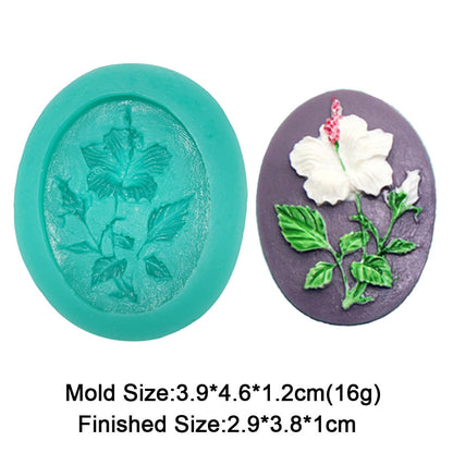 Flower Fondant Silicone Molds For Mug Chocolate Mold Clay Decoration Form