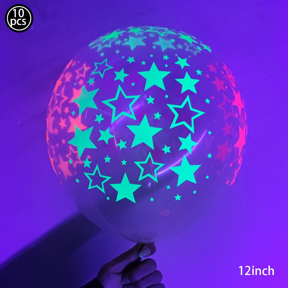 27 Styles Neon Decoration Glow in the UV Party Shines Evening Accessories