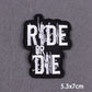 46 Styles Black Patch With Slogan Iron On Patches For Clothes DIY Embroidery