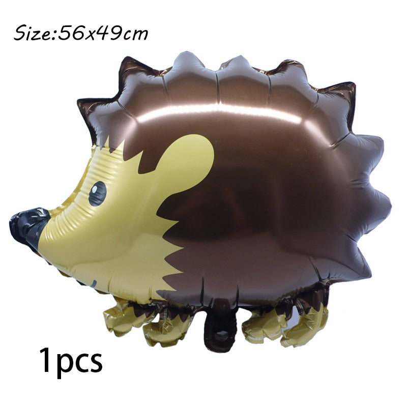 59 Styles Jungle Deer Bear Foil Balloons 40inch Caramel Brown Number Balls Baby