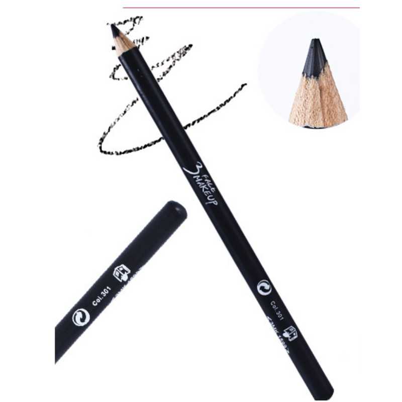 Fashion Professional Makeup Black Brown Eyeliner Eyebrow Pencil Waterproof