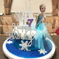 1pc Frozen Princess Elsa Cake Cupcake Toppers Cake Flag Birthday Baby Shower