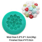 23 Styles Flower Fondant Silicone Molds For Mug Decorating Rose Resin Polymer