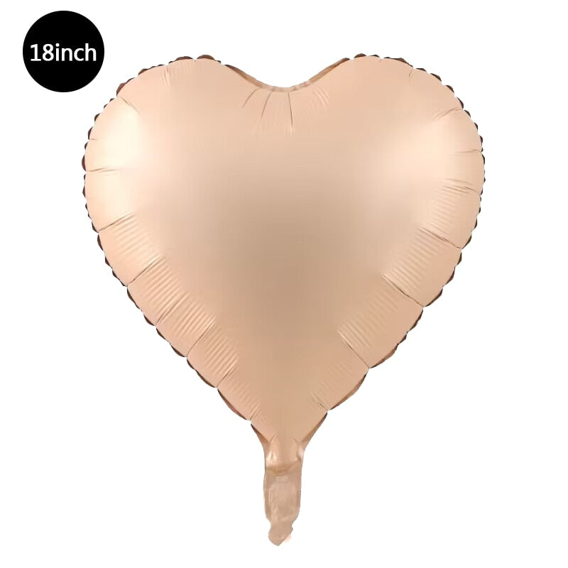 46 Styles 18inch 1pcs Heart Round Shape Foil Balloon Helium Baloon Wedding