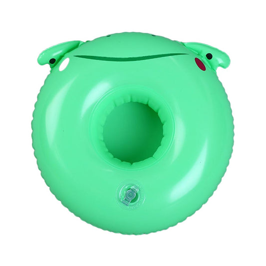 Green Frog Floating Balloon Cup Drink Holder Inflatable Coaster Birthday Gift