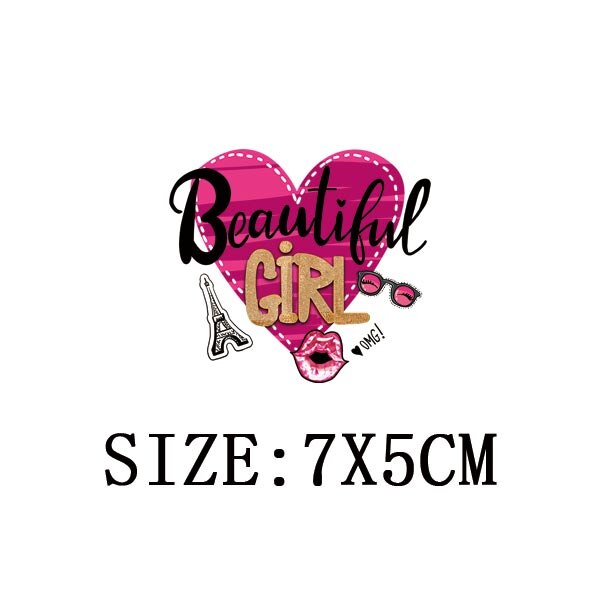 40 Styles Beautiful Letter Patches Iron-On Transfer For Clothing DIY A-Level