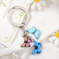 19 Styles Enamel Butterfly Keychain Color Dripping Butterfly Insects Color