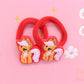 38 Styles 2Pcs Set Fashion Bowknot Rainbow Star Cat Hair Ties Children's Elastic