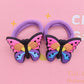 63 Styles 2Pcs Owl Butterfly Rabbit Animals Hair Accessories Rubber Band